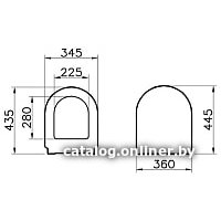 Сиденье для унитаза Vitra Form 300 72-003-309 (с микролифтом)
