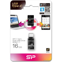 USB Flash Silicon-Power Mobile C31 16GB (черный)