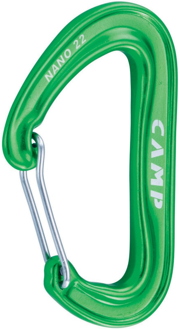 

Карабин туристический Camp Nano 22 со скобой 233513 (Green)