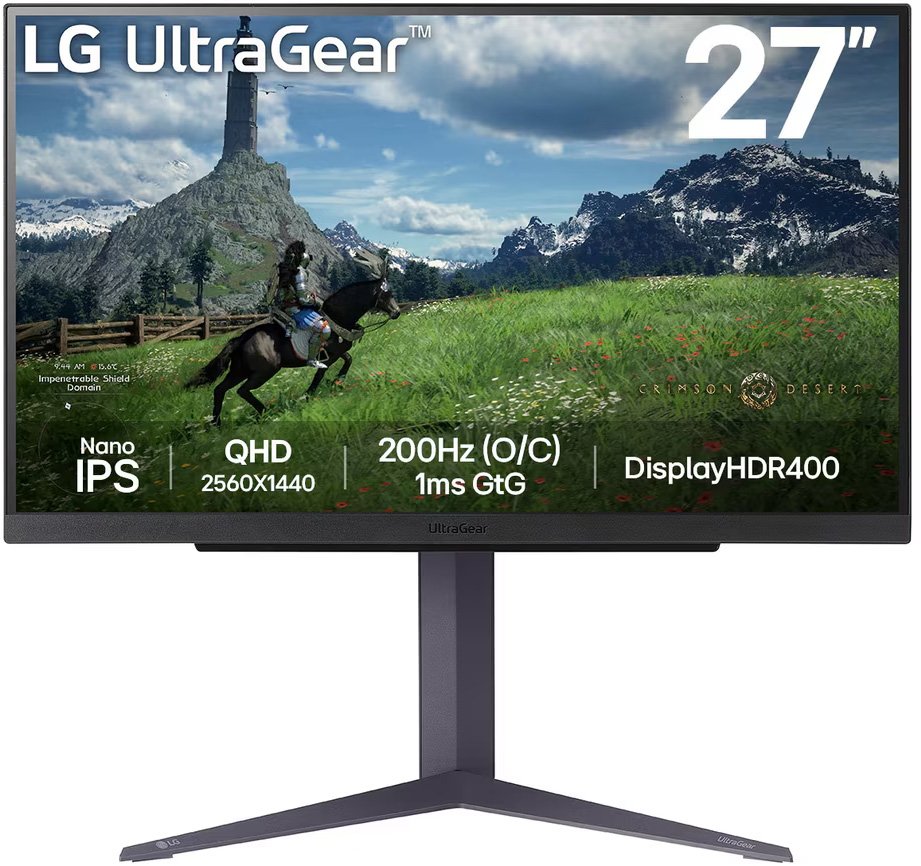 

Игровой монитор LG UltraGear 27GS85QX-B