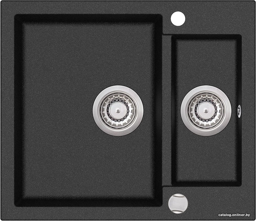 Кухонная мойка Aquasanita Tesa SQT150AW (black metallic 601)