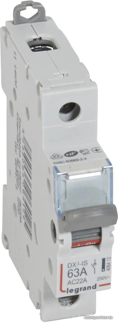Выключатель нагрузки Legrand DX3 1П 63A 406412