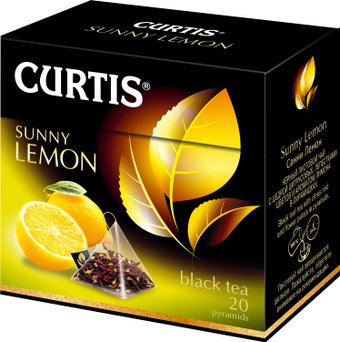 Черный чай Curtis Sunny Lemon 20 шт