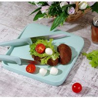 Набор ножей Fissman 2599 (3 шт, с разделочной доской)