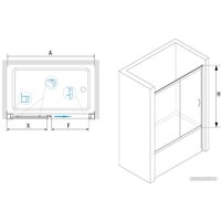 Стеклянная шторка для ванны RGW SC-62 1500 EF02-S-150