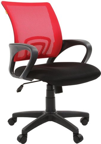Офисное кресло CHAIRMAN 696 black (красный)