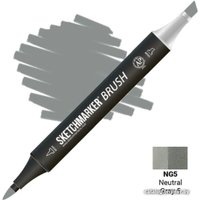 Маркер художественный Sketchmarker Brush Двусторонний NG5 SMB-NG5 (нейтральный серый 5)