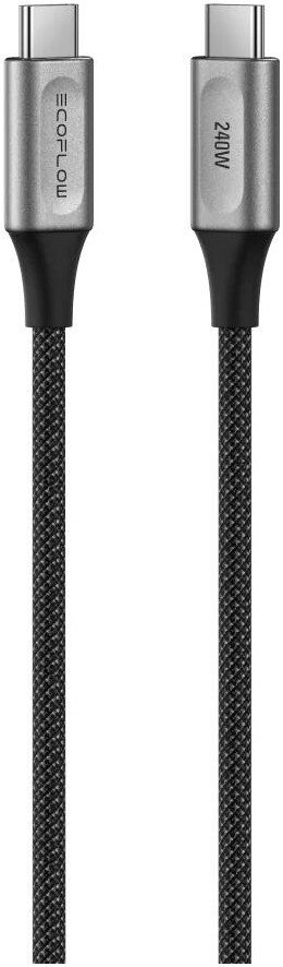 Кабель EcoFlow Rapid Pro USB Type-C - USB Type-C (1.8 м, черный)