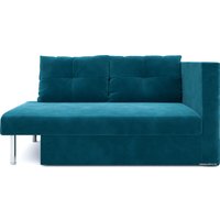 Тахта Мебель-АРС Алиса (бархат, сине-зеленый star velvet 43 black green)