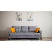 Диван Sofos Марсель тип B (Columbia Grey/Bingo Mustard) в Бресте