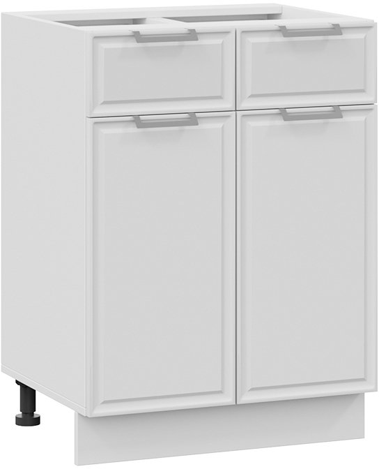 

Шкаф напольный Трия Белладжио 1Н6Я1 (белый/фон белый)