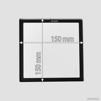 Вентиляционная решетка HOMY Air Квадратный с регулировкой воздуха AIR004-1 d150 (белый)