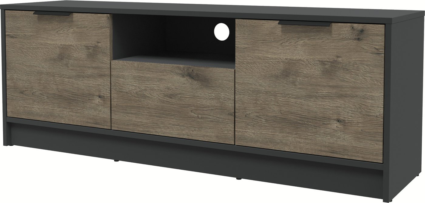 

Тумба Интерлиния ТВ Концепт КТ-ТВ3-50 (дуб веллингтон/антрацит)