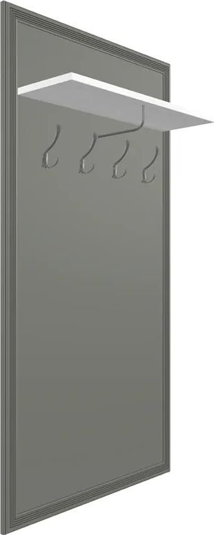 

Вешалка для одежды Лером ВШ-1002-СЯ-СО (снежный ясень/серый оникс)