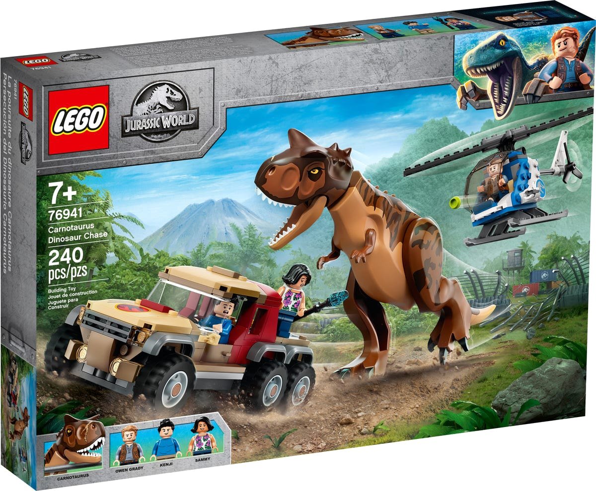 

Конструктор LEGO Jurassic World 76941 Погоня за карнотавром