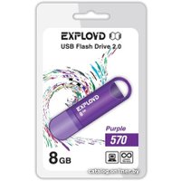 USB Flash Exployd 570 8GB (фиолетовый)