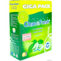 Таблетки для посудомоечной машины Clean&Fresh All in 1 (100 шт)
