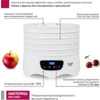 Сушилка для овощей и фруктов Мастерица EFD-6001