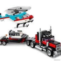 Конструктор LEGO Creator 31146 Грузовик-платформа с вертолетом 3в1