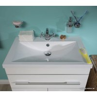 Aquanet Тумба под умывальник Верона 75 (белый, 1 ящик, 2 дверцы)