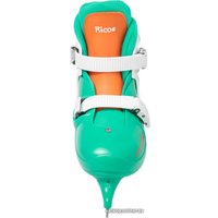 Коньки Ricos Boom PW-229 M (р. 33-36, белый/бирюзовый)