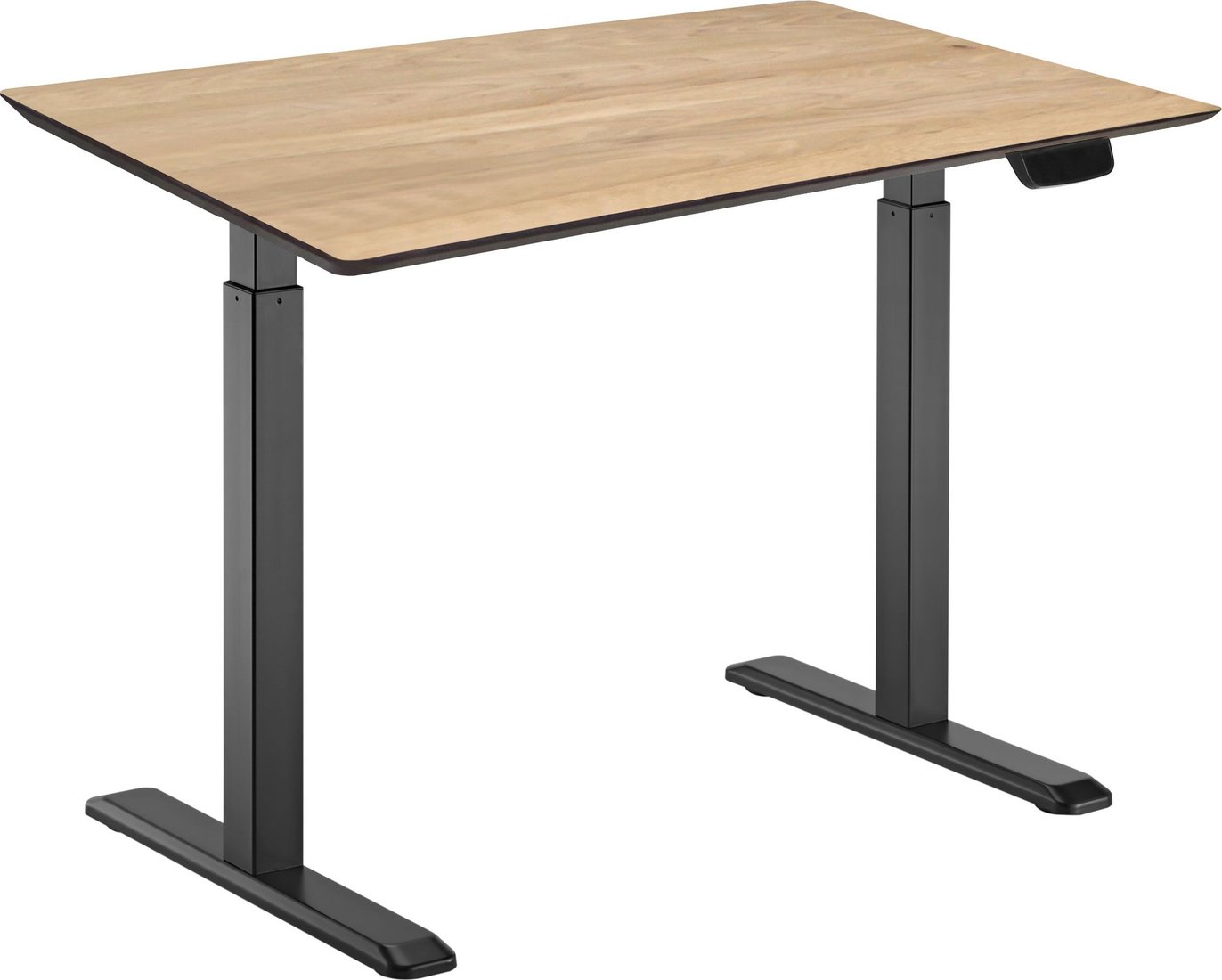 

Стол для работы стоя ErgoSmart Wooden Electric Desk Prime 1300х750х27 мм (скошенный край, дуб натуральный/черный)