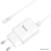 Сетевое зарядное Hoco C62A microUSB (белый)