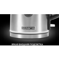 Электрический чайник Polaris PWK 1729CA Water Way Pro (стальной матовый)