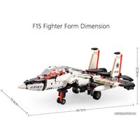 Конструктор CaDa F15 EagleBot радиоуправляемый робот-самолёт 2 в 1 C51030W