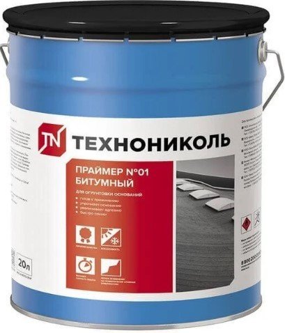 

Праймер Технониколь Праймер №01 битумный (20 л)