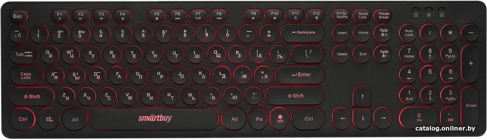 Клавиатура SmartBuy One 328 (черный)