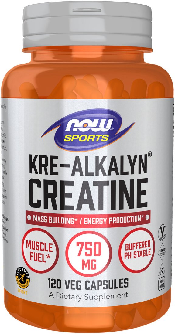 Креалкалин Now Foods Kre-Alkalyn Creatine (120 капсул)