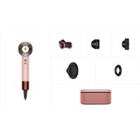 Фен Dyson HD16 Supersonic Nural Straight+Wavy (с переходником на евровилку, розовый канзан)