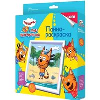 Набор для рисования Lori 3D Art.Панно-раскраска Три кота Коржик Ипк-003