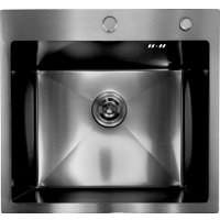 Кухонная мойка Asteria A5550NB-D1 (черный декор)