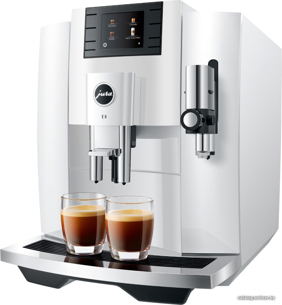 Кофемашина JURA E8 Piano White 15353