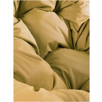 Подвесное кресло M-Group Капля Лори 11530101 (белый ротанг/бежевая подушка)