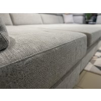 П-образный диван Треви Карат Люкс (серый)