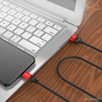 Кабель Borofone BX28 microUSB 1 м (красный)