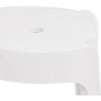 Табурет Woodville Bovel (белый)