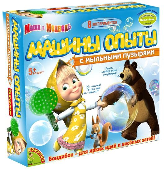 

Набор для опытов Bondibon Науки с Буки Машины опыты с мыльными пузырями ВВ1024