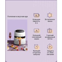 Аэрогриль (аэрофритюрница) KaringBee JD689 (белый)