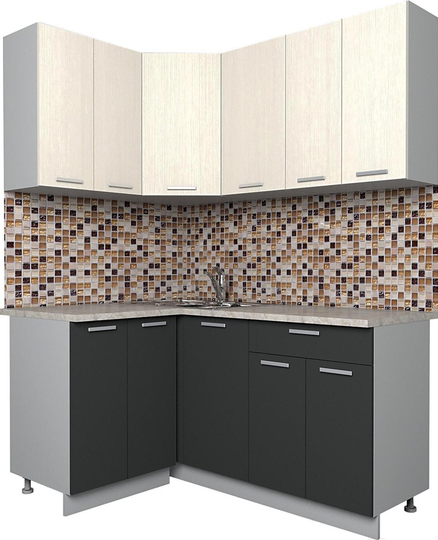 

Готовая кухня Интерлиния Мила Лайт 1.2x1.6 (вудлайн кремовый/антрацит)