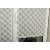 Рулонные шторы Delfa Сантайм Глория СРШ-01М 25814 (115x170, серый)