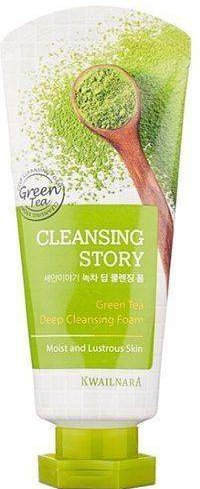 Welcos Пенка для умывания Cleansing Story Foam Cleansing Green Tea 120 мл
