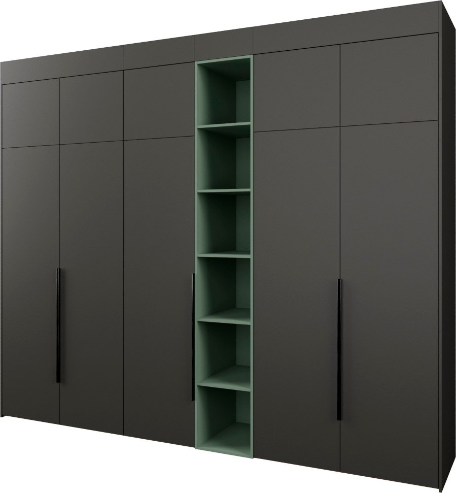 

Шкаф распашной Рэйгрупп Рэй S257-В14-1-WKZ В14-1 (дуб веллингтон/кобальт/зеленый самшит)