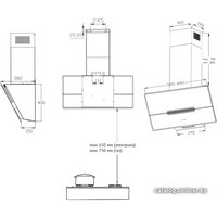 Кухонная вытяжка Korting KHC 61950 GXN