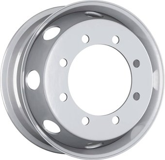 Штампованные диски Asterro 1744A 17.5x6.75" 8x275мм DIA 221мм ET 130мм Silver