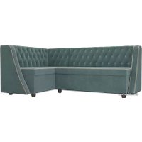 Угловой диван Лига диванов Лофт 104586 (левый, бирюза)