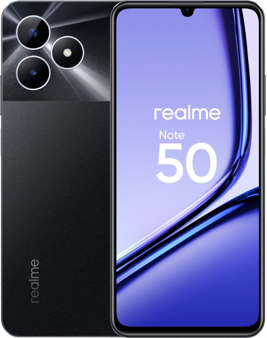 

Телефон Realme Note 50 4GB/128GB (полуночный черный)